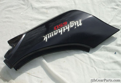 1983 Honda CB650 Nighthawk Left Side Cover Side plate L 83 cb650sc
