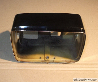 1983 Honda CB650 Nighthawk HEADLIGHT CASE BUCKET W RIM 83 CB 650 SC