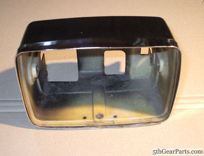 1983 Honda CB650 Nighthawk HEADLIGHT CASE BUCKET W RIM 83 CB 650 SC