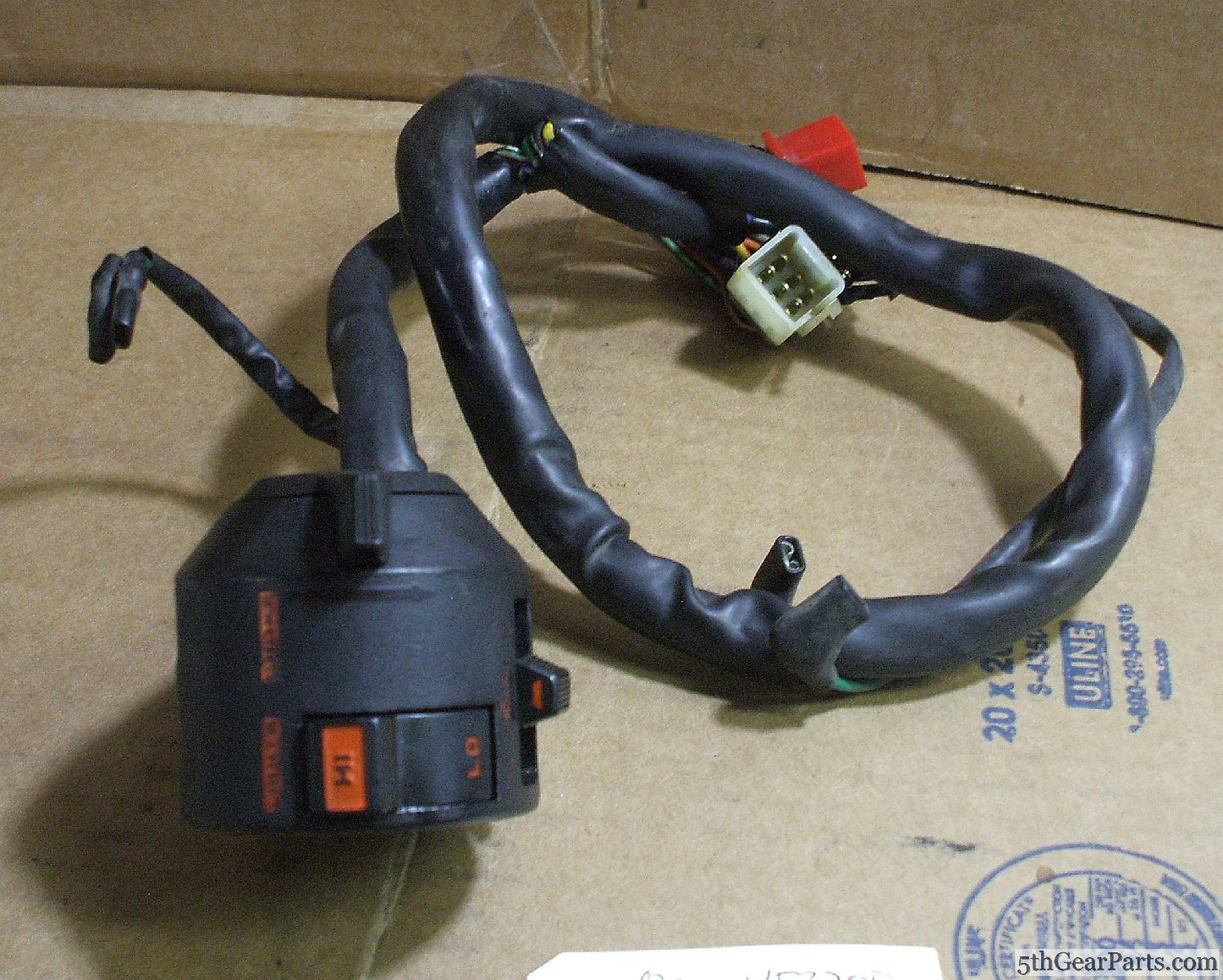 1986 Honda VFR700 Interceptor 86 BAR CONTROL L LEFT TURN SIGNAL SWITCH HI LOW BEAM