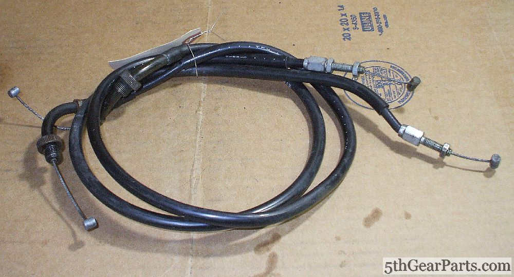 1986 Honda VFR700 Interceptor THROTTLE CABLE PAIR A B  86 VFR