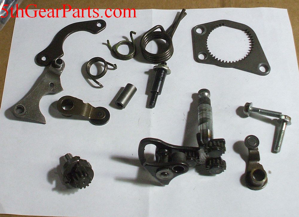 1987 Honda VFR700 Interceptor SPINDLE GEARSHIFT W SHIFT RETURN SPRING 1986 86 87