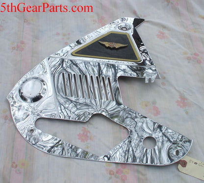 1981 Honda GL1100 GOLDWING CHROME PLATE GUARD STAY RIGHT SIDE 81 82 83 80