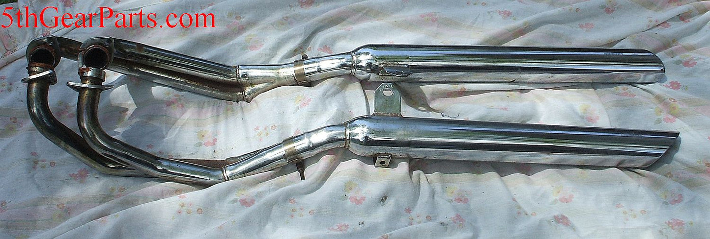 1978 Honda GL1000 Goldwing Complete Exhaust Pipes Muffler Silencer  75 76 77 78 79 GL 1000