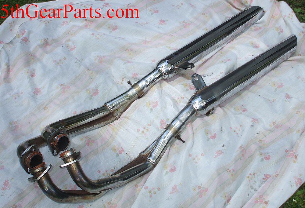 1978 Honda GL1000 Goldwing Complete Exhaust Pipes Muffler Silencer  75 76 77 78 79 GL 1000