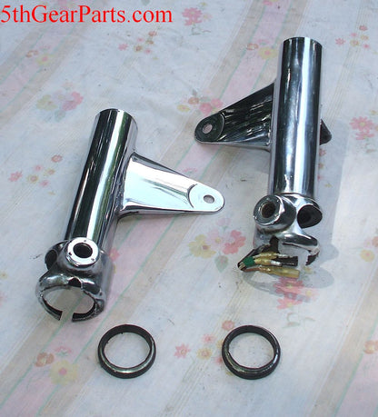 1979 Honda GL1000 GOLDWING HEADLIGHT MOUNT FORK COVER CHROME 75 76 77 78 79