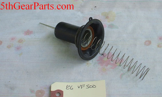 1986 Honda VF500 Interceptor CARBURETOR Slide Diaphragm Vacuum Piston 86