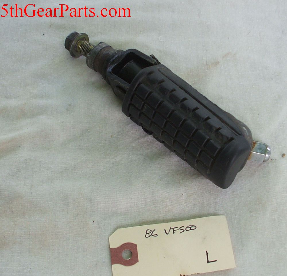 1986 Honda VF500 Interceptor Foot Peg Main Step Bar  L Left 86