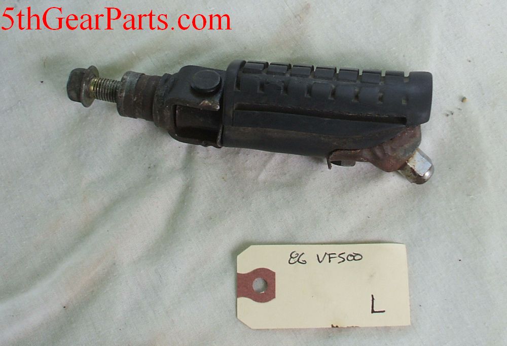 1986 Honda VF500 Interceptor Foot Peg Main Step Bar  L Left 86