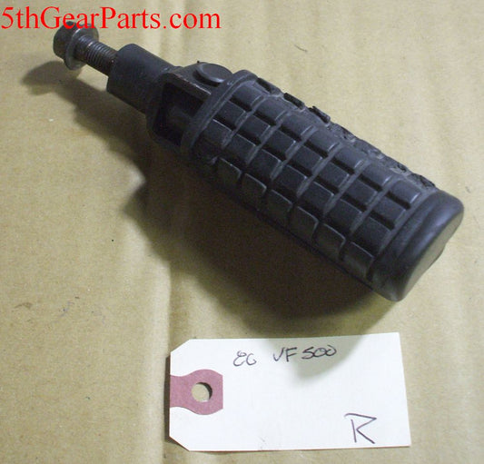 1986 Honda VF500 Interceptor FOOT PEG MAIN STEP RIGHT SIDE R 84 85 86