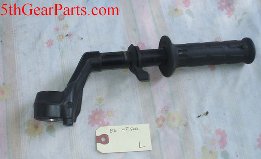 1986 Honda VF500 Interceptor HANDLEBAR BAR LEFT L SIDE CLIP ON  Handle Bar Bars Handlebars 86