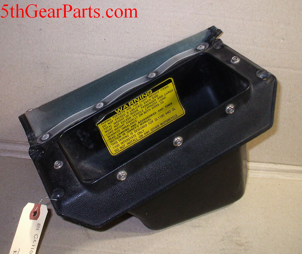 1981 Honda GL1100 GOLDWING FAIRING POCKET RIGHT R  W COVER 81 82 83
