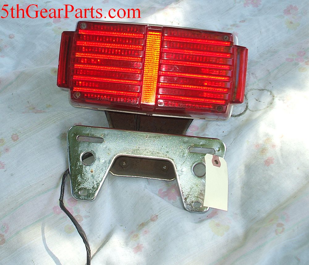 1981 Honda GL1100 Goldwing Tail Light w chrome mount