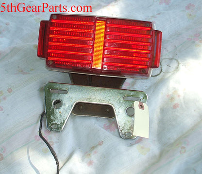1981 Honda GL1100 Goldwing Tail Light w chrome mount