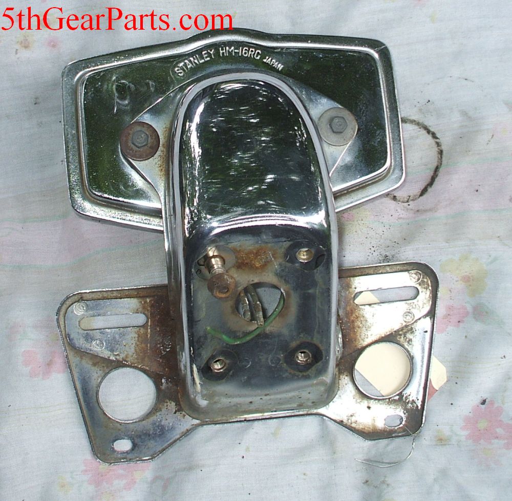 1979 1979 Honda GL1000 GL 1000 Goldwing Tail Light Bracket License Plate 1975 1976 1977 1978