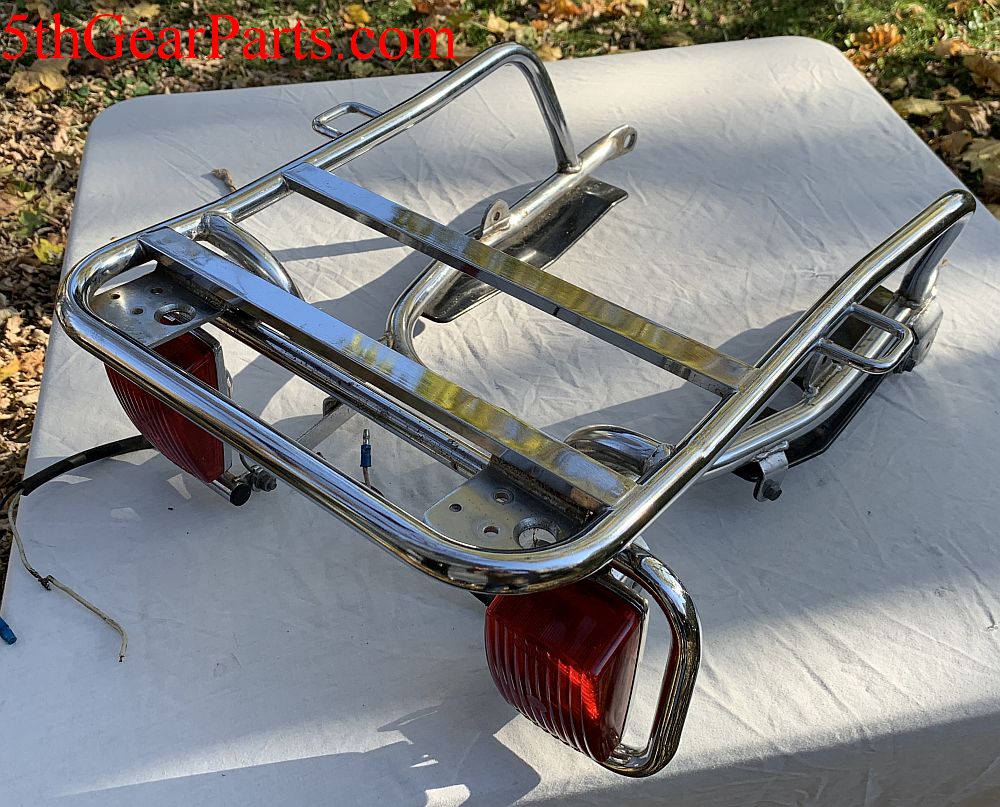 1980 Honda GL1100 GOLDWING Luggage Rack Rack Chrome W Marker Lights 80 81 82