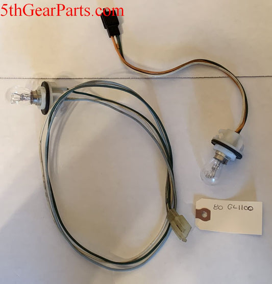 1980 Honda GL1100 GOLDWING FRONT TURN SIGNAL SOCKET HARNESS LEFT SIDE RIGHT SIDE R L