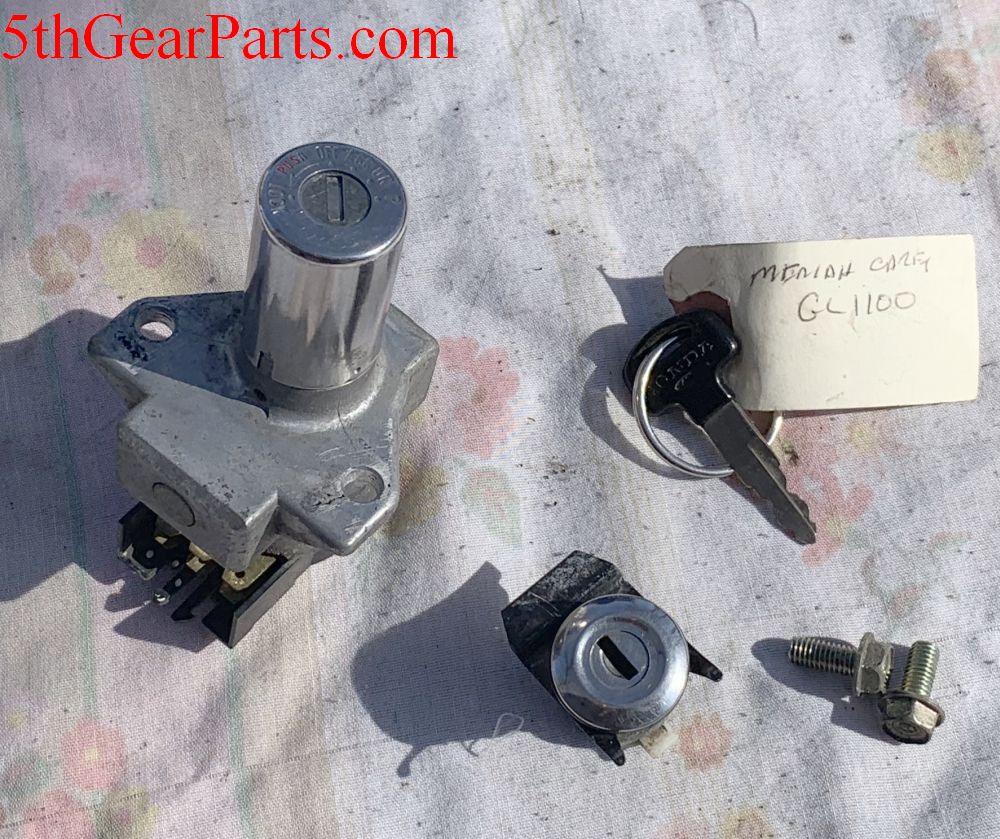 1980 Honda GL1100 Goldwing Ignition Switch W Key and Tray Lock 80 81 82 78 79