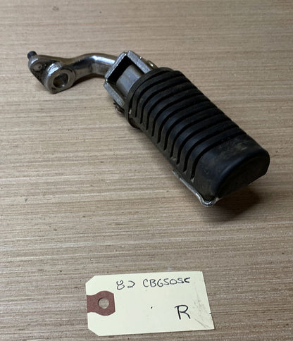 1982 Honda CB650 Nighthawk Foot Peg Right R 82