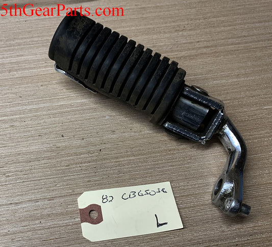1982 Honda CB650 Nighthawk FOOT PEG STEP LEFT SIDE 82 81