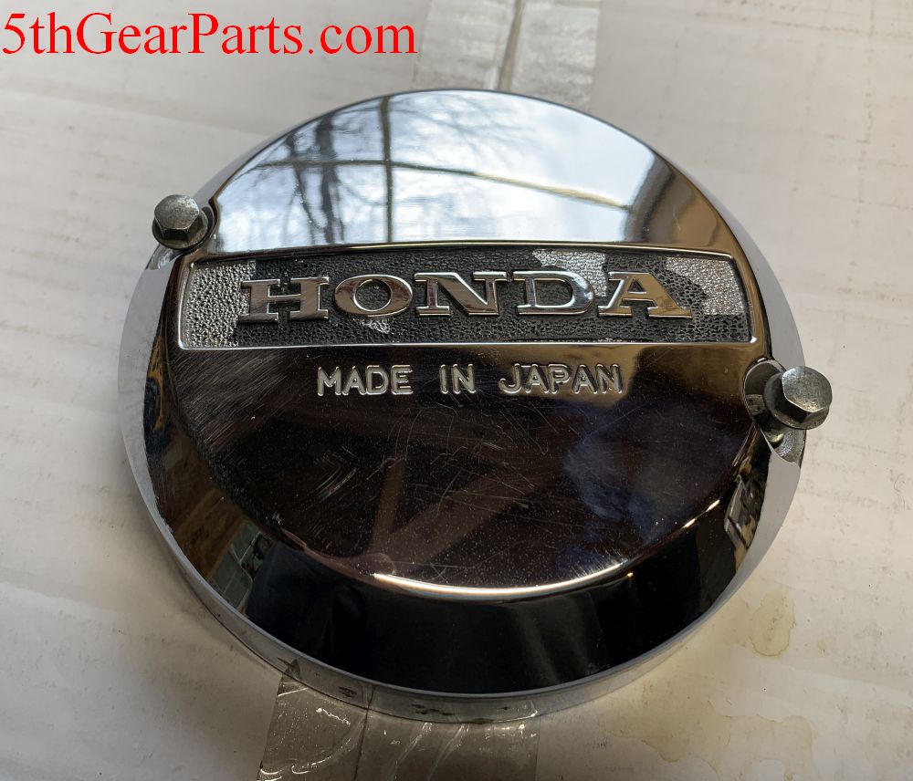 1982 Honda CB650 Nighthawk Chrome Side Case Cover Left Generator Alternator