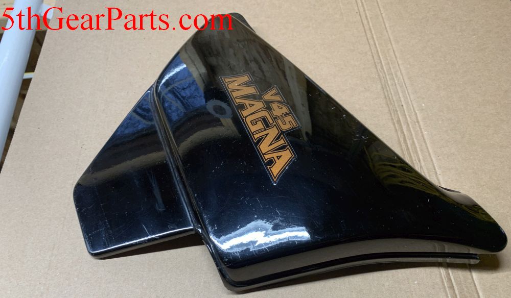 1983 Honda VF750 Magna Side Cover Plate R Right 82 83 Black