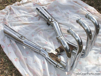 1983 Honda CB650 Nighthawk Exhaust Pipes Muffler 83 cb650sc