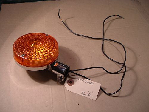 1977 Honda CB400 Super Sport TURN SIGNAL WINKER LIGHT LEFT SIDE FRONT 75 76 77