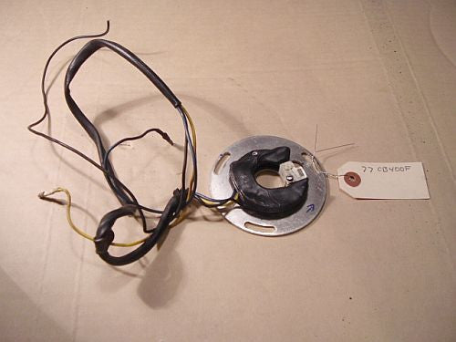 1977 Honda CB400 Super Sport POINTS AND TIMING PLATE 75 76 77