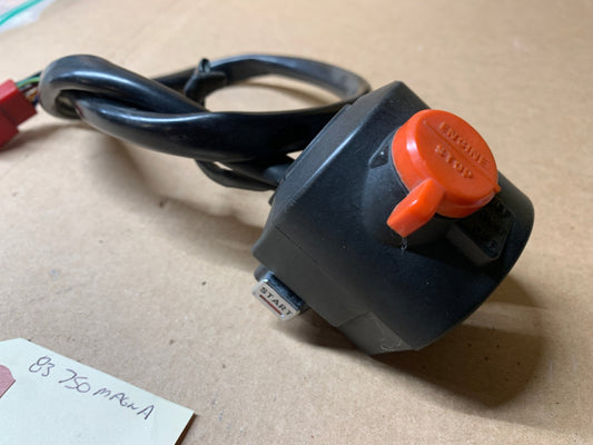 1983 Honda VF750 Magna Bar Control Switch Start Starter Throttle R Right Side 82 83 84